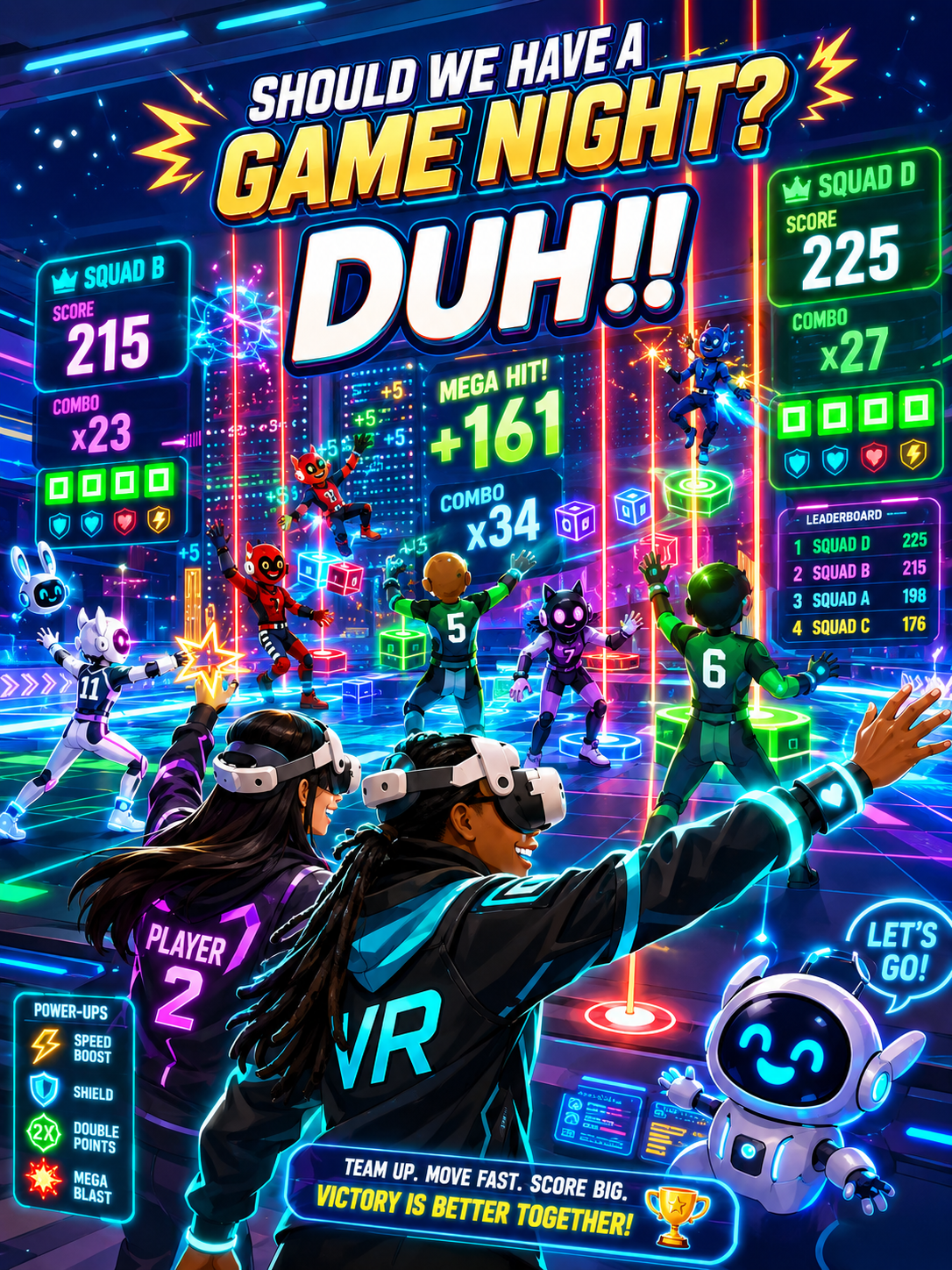 VR 派对激光玩法现场